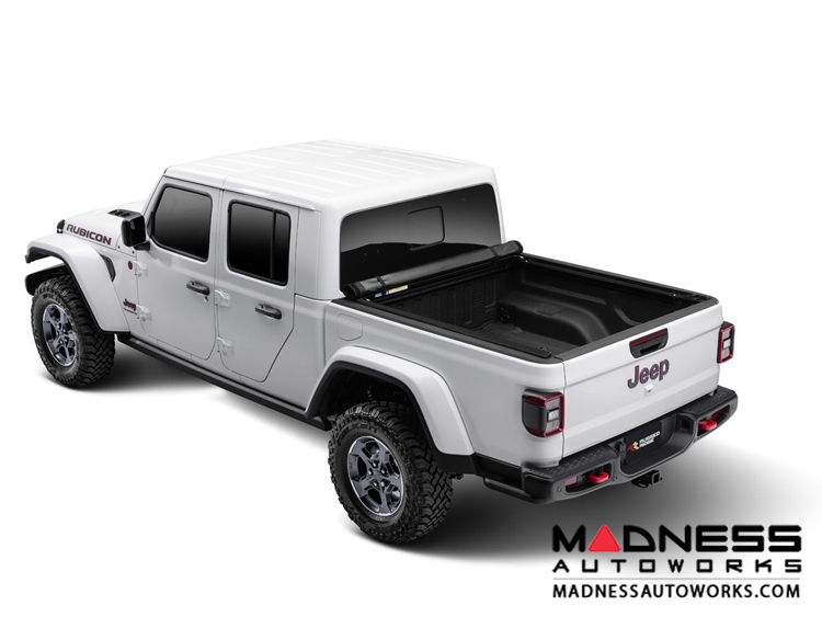 Jeep Gladiator Armis Soft Rolling Bed Cover w/ Trail Rail Cargo System